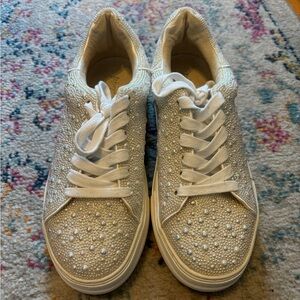 Betsey Johnson Pearl Sneakers